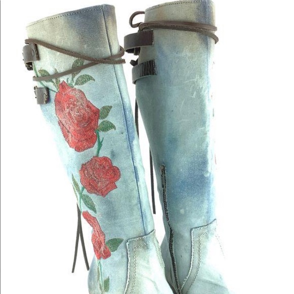 Freebird by Steven Cyrus leather size 7 boots - Picture 6 of 7